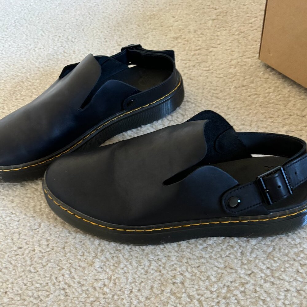 Dr. Martens Carlson Leather Slingback Mules Size US M10
